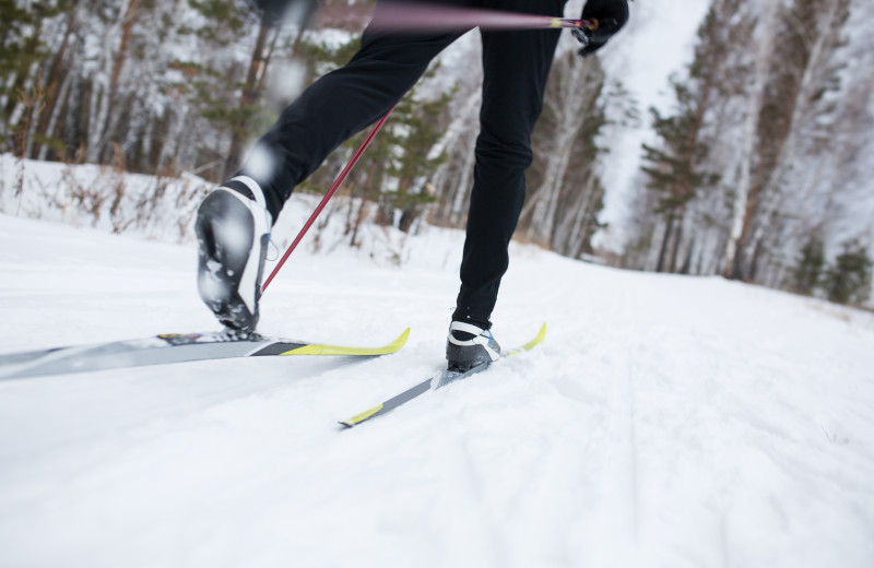 Skiing at Northwoods Vacation Rentals.