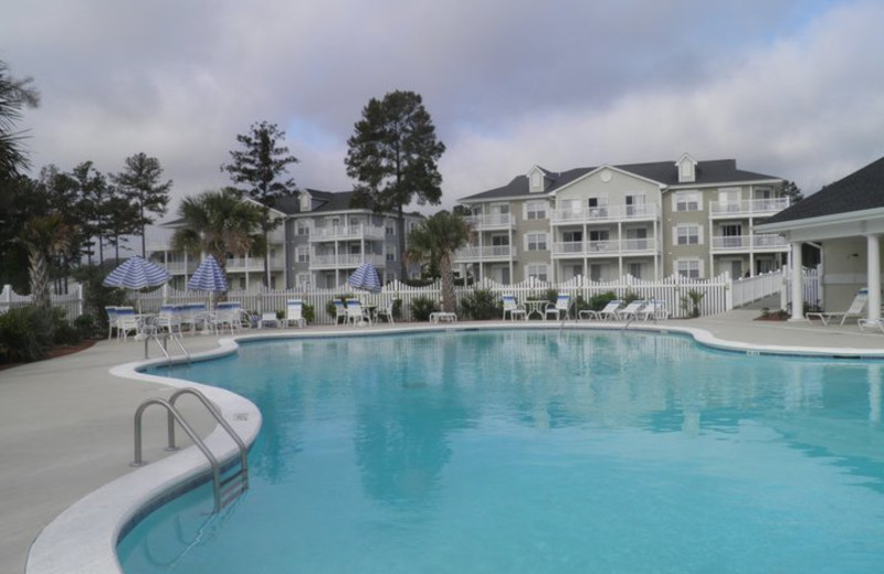 Outdoor pool at Brunswick Plantation Resort.