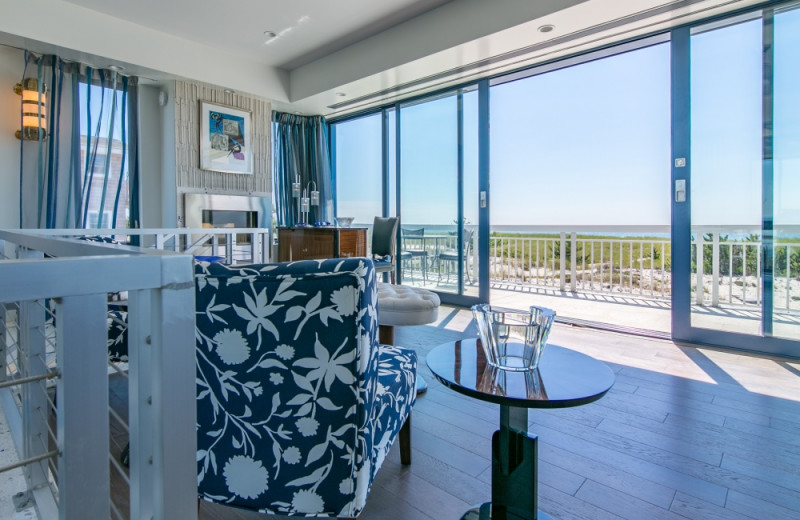 Rental living room at Lauren Berger Collection.