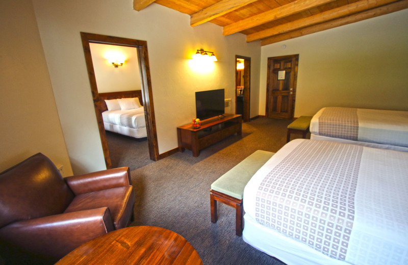 Guest room at Mt. Princeton Hot Springs Resort.