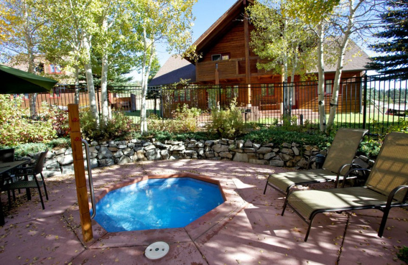 Hot tub at Ram's Horn Village Resort.