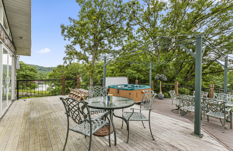 Patio at Green Valley Resort.