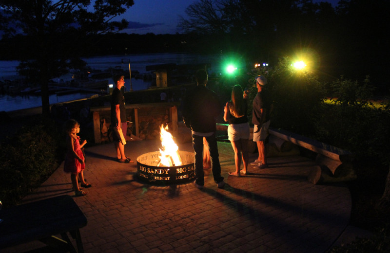 Bonfire at Big Sandy Lodge & Resort.