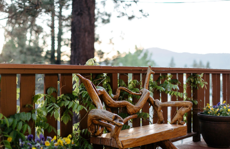 Balcony at Honey Bear Lodge 