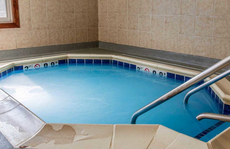 Hot tub at Comfort Suites Benton Harbor.