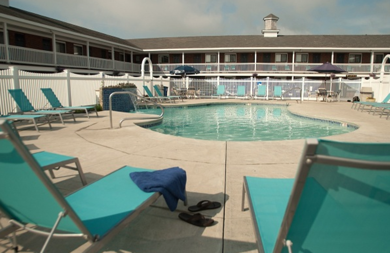 Poolside at Sands by the Sea.