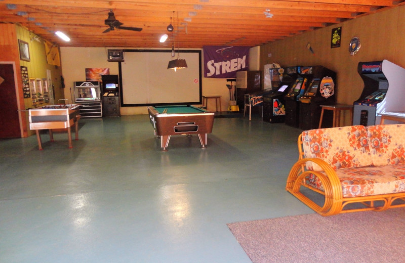 Recreation room at Gypsy Villa Resort.