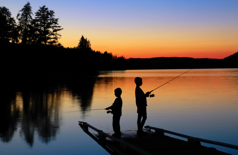 Fishing at Wilderness Air Escapes.