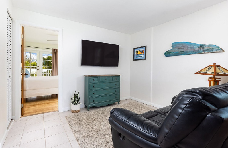 Guest room at Gulfview Waterfront Resort.