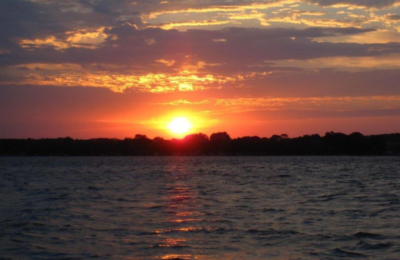 Lake near Pelican Motel.