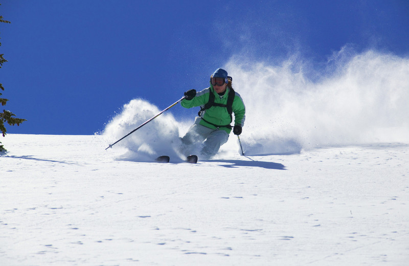 Downhill skiing at Hotel Vienna.