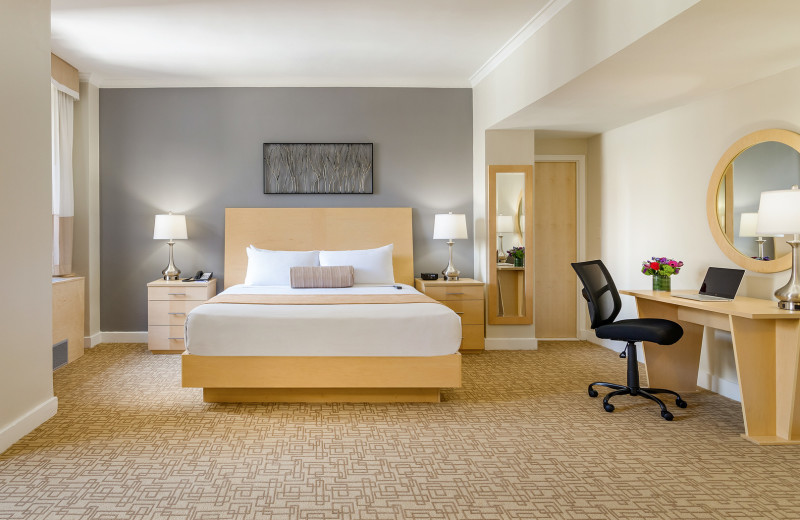 Guest room at Hotel Pennsylvania.