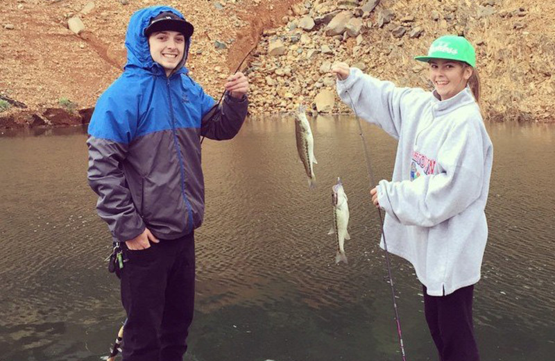 Fishing at Tsasdi Resort.