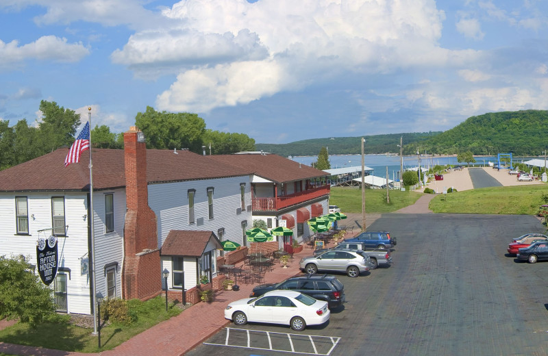 Exterior view of Historic Afton House Inn.