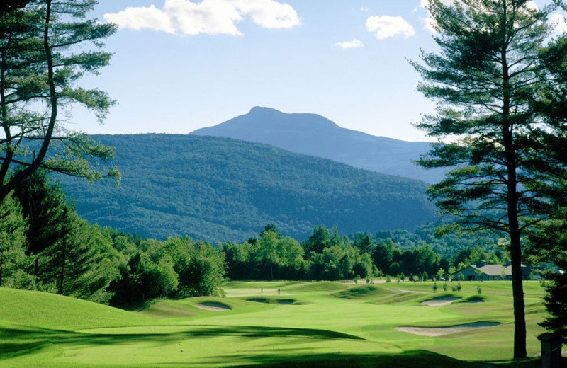 Golf course at Stoweflake Mountain Resort & Spa.