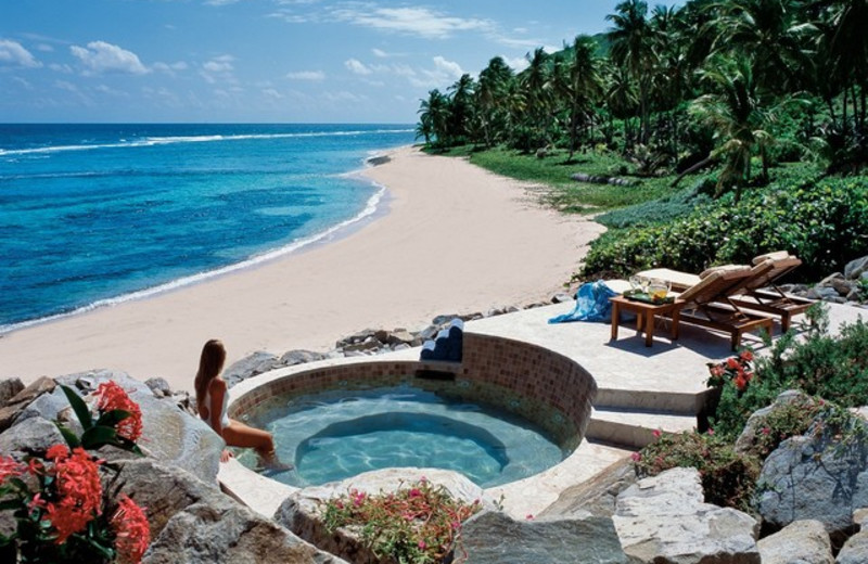 Beach at Peter Island Resort.