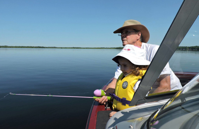 Fishing at Bonnie Lake Resort.