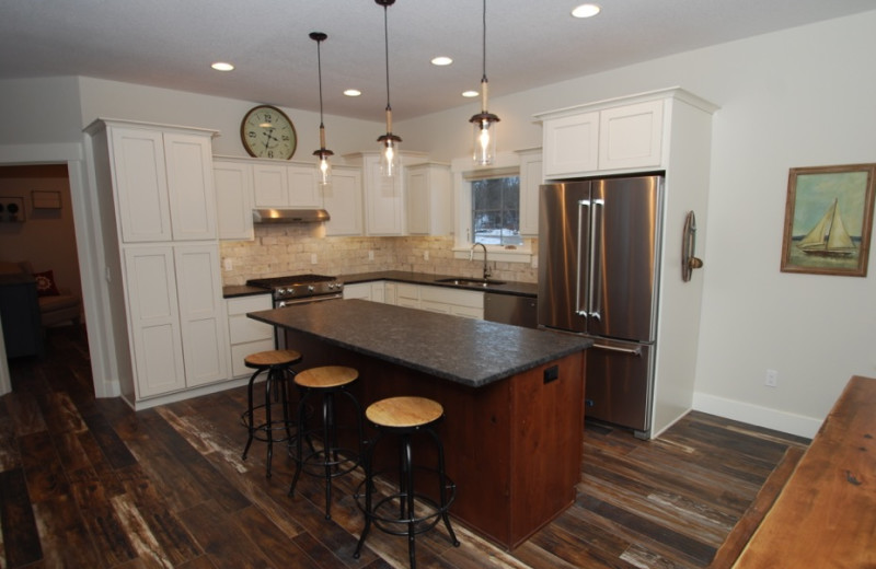 Guest kitchen at Quarterdeck Resort.