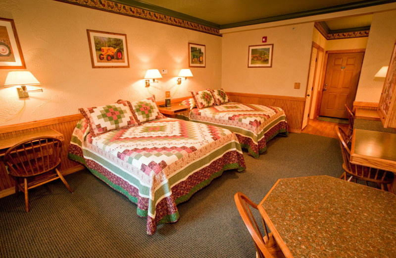 Guest room at Beaver Valley Lodge.