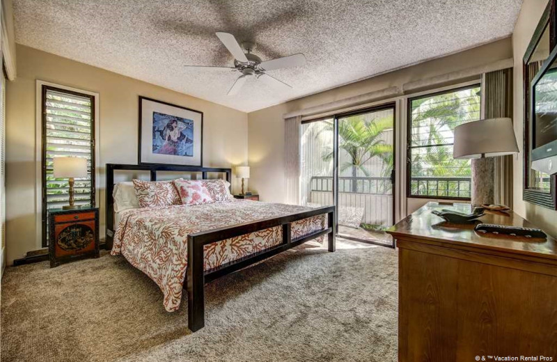 Rental bedroom at Vacation Rental Pros - Maui.