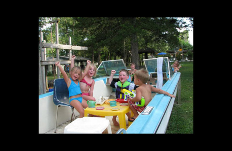 Family at Green Valley Resort.