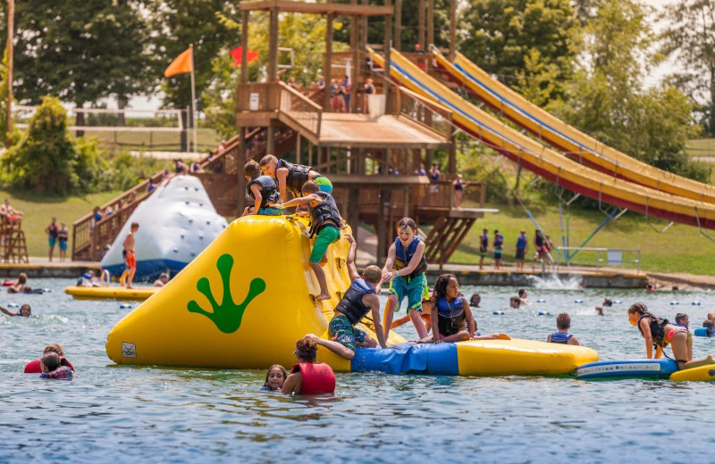 Lake at Yogi Bear's Jellystone Park Clay's Resort.