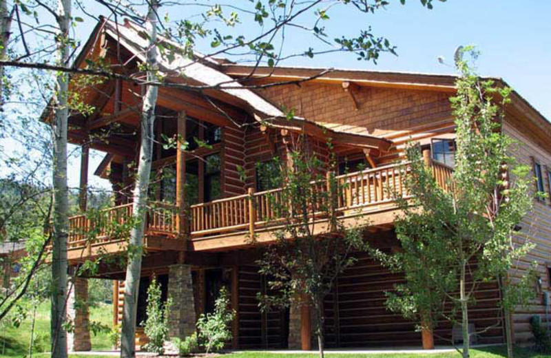 Luxury cabins at Teton Springs Lodge.