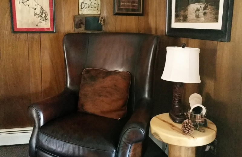 Guest room at The North Face Lodge.