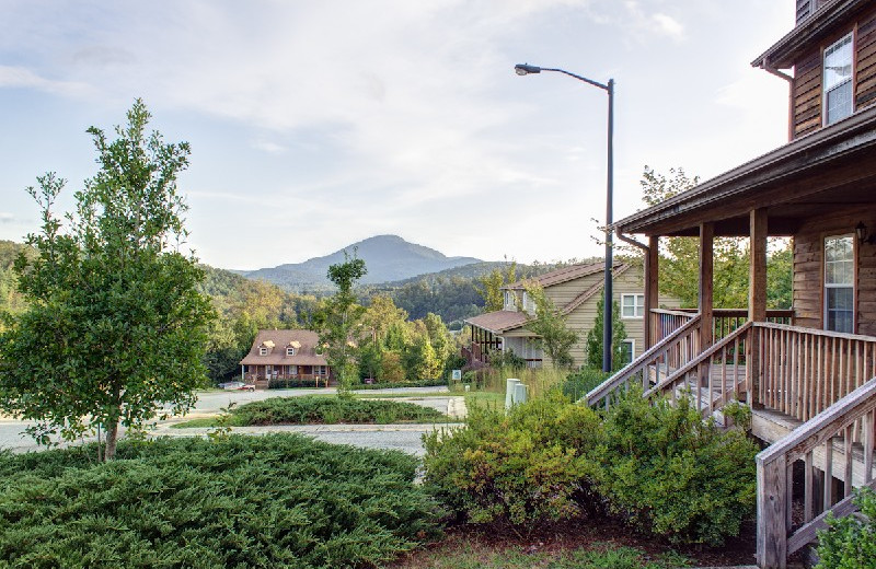 Cabin exterior at Georgia Mountain Rentals.