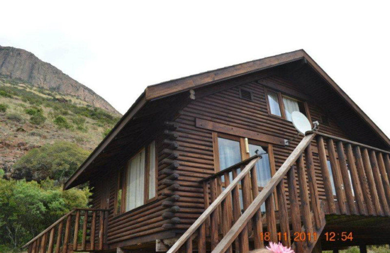 Cabin exterior at Mount Everest Guest Farm.