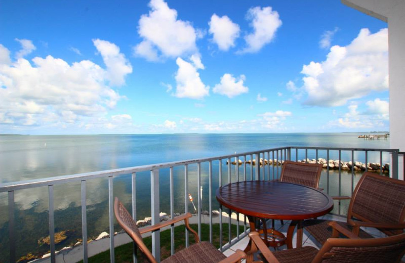 Rental balcony at Keys Holiday Rentals, Inc.