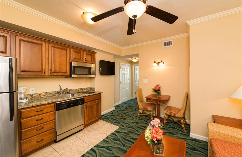 Guest kitchen at Westgate Myrtle Beach.