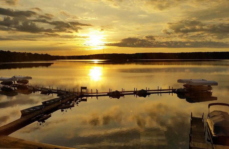 Lake view at Cragun's Resort and Hotel on Gull Lake.