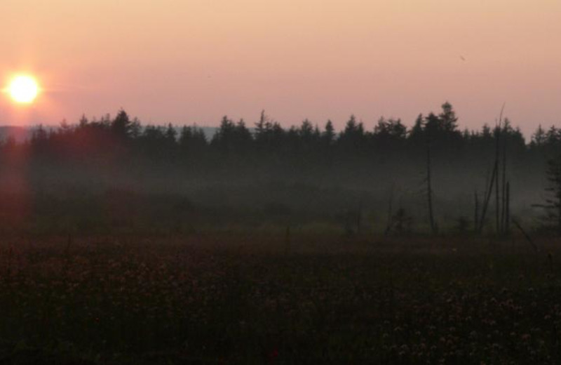 Sunrise at Windwood Fly-In Resort.