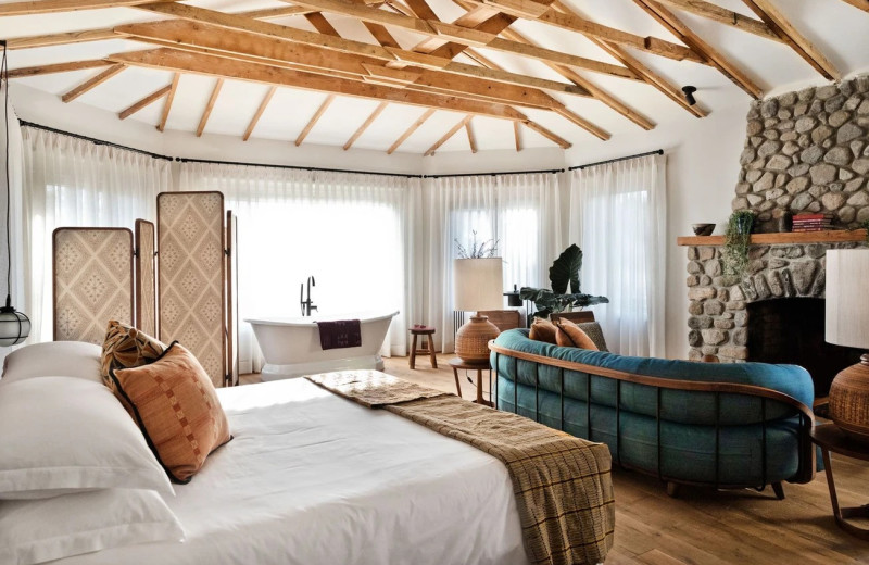 Guest room at Two Bunch Palms Resort