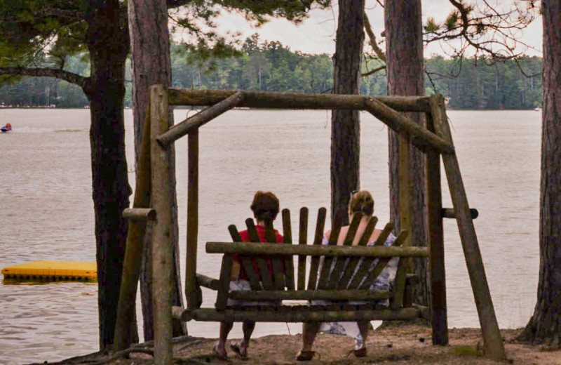 Lake view at Idle Hours Resort.