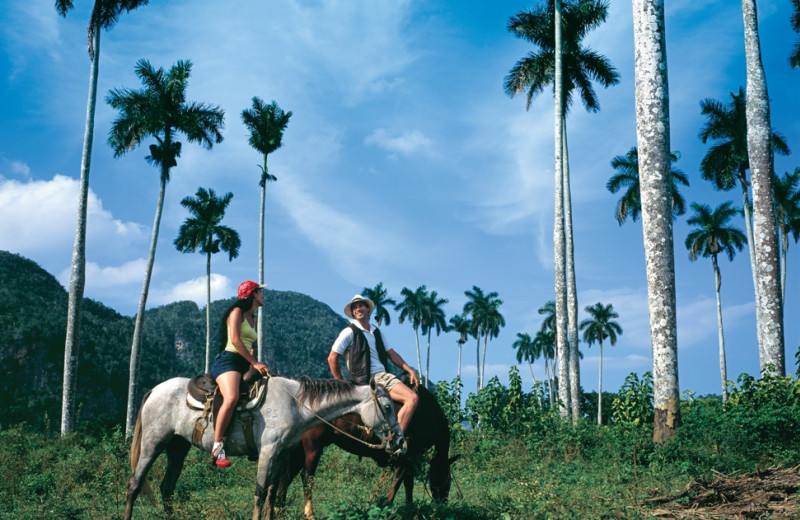 Horseback riding at Oceano Beach Resort.