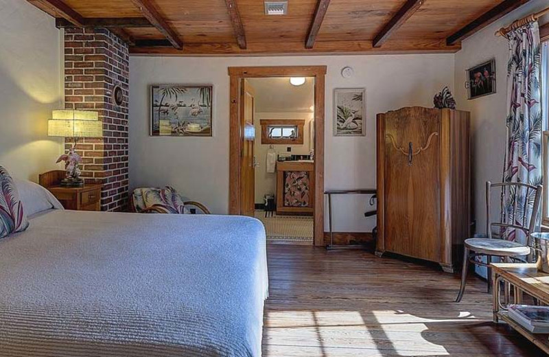 Guest room at Hibiscus Coffee & Guesthouse.