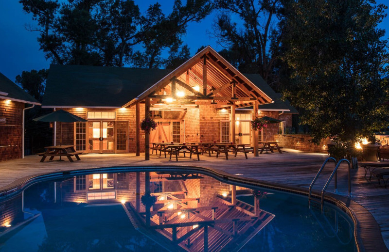 Outdoor pool at 4UR Ranch.