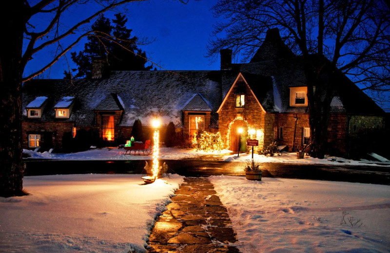Exterior view of The French Manor Inn and Spa.