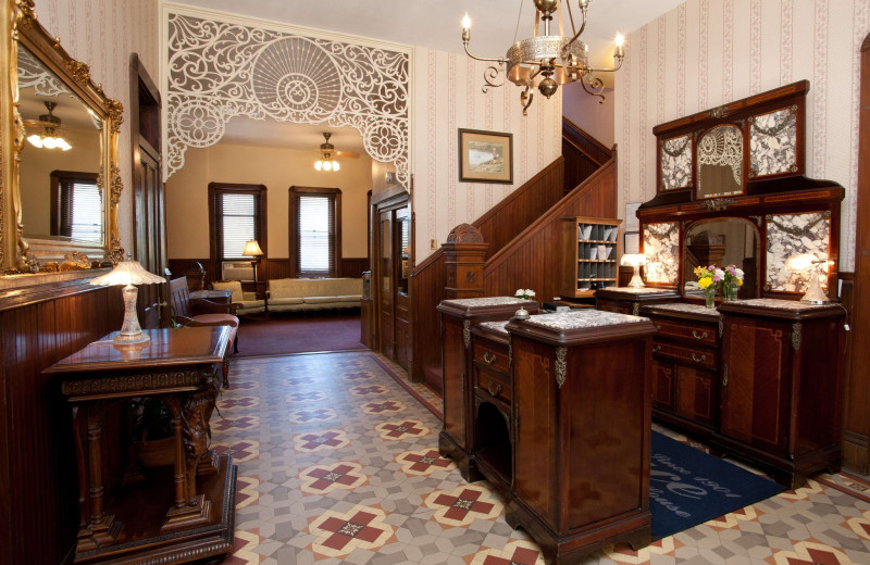 Lobby at Palace Hotel and Bath House Spa.