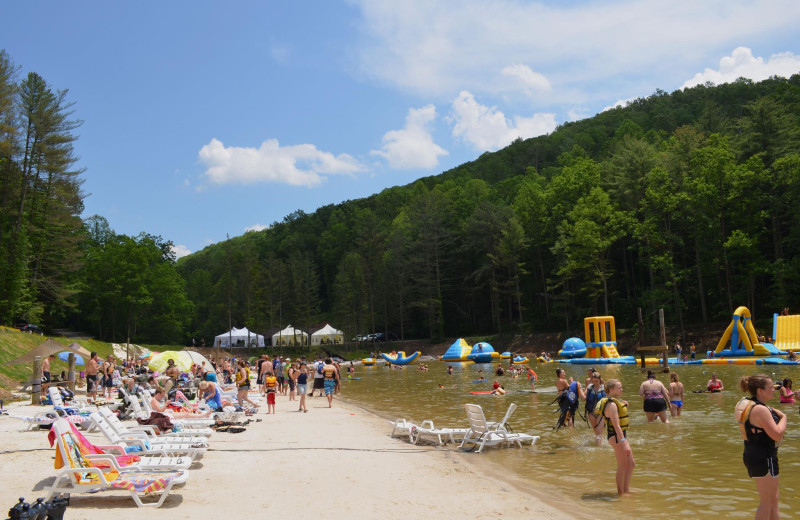 Beach at ACE Adventure Resort.