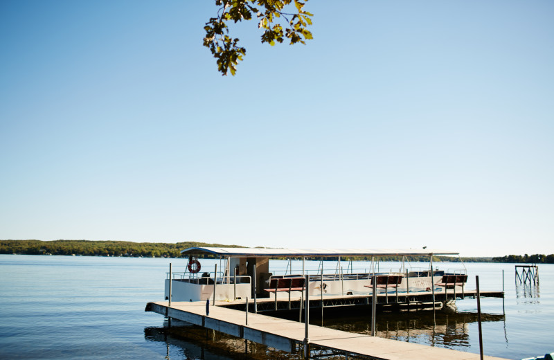The Big Pelican Boat is perfect for cruising around Pelican Lake.