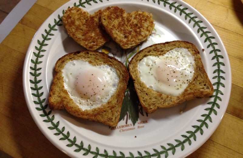 Breakfast at Black Walnut Guest House.