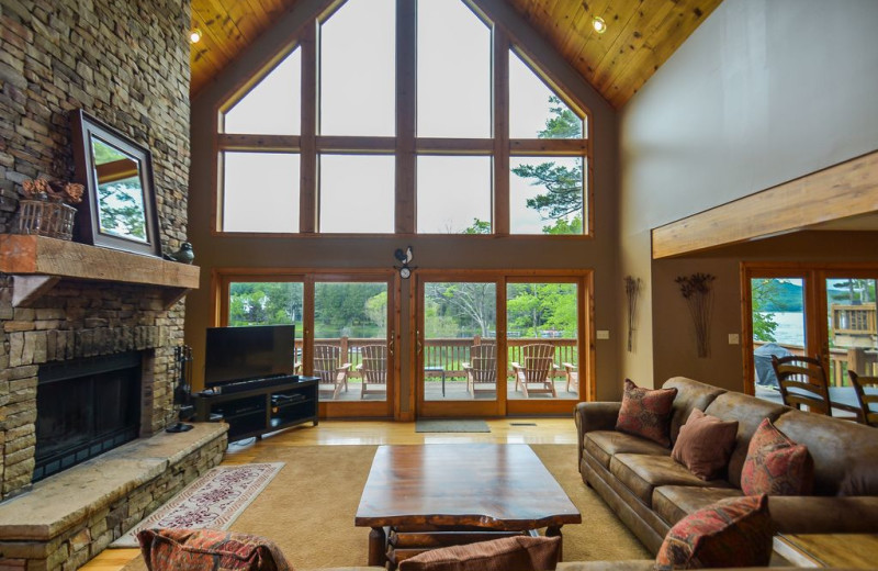 Rental living room at Taylor-Made Deep Creek Vacations.