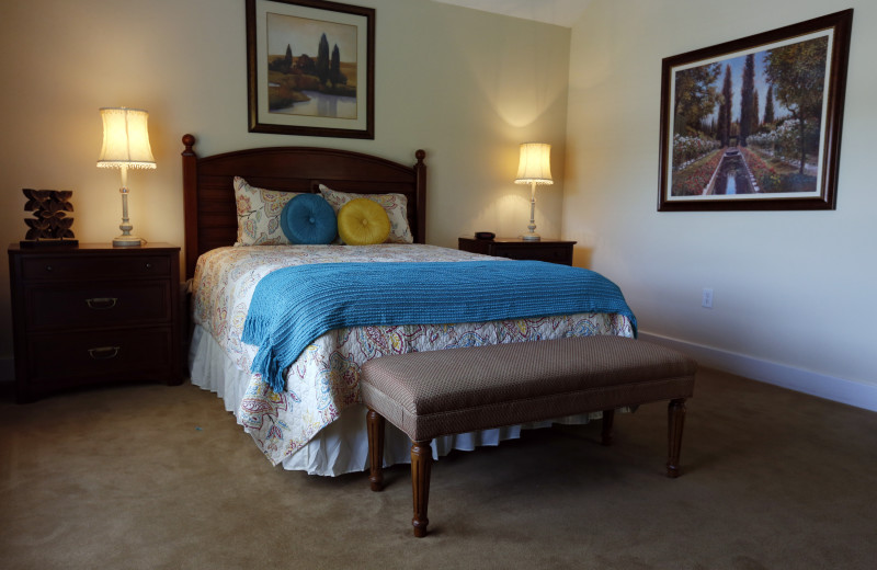 Guest living room at King's Creek Plantation.