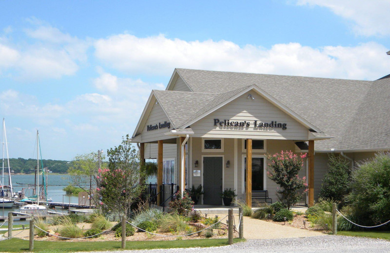 Exterior view of Cedar Mills Marina & Resort.