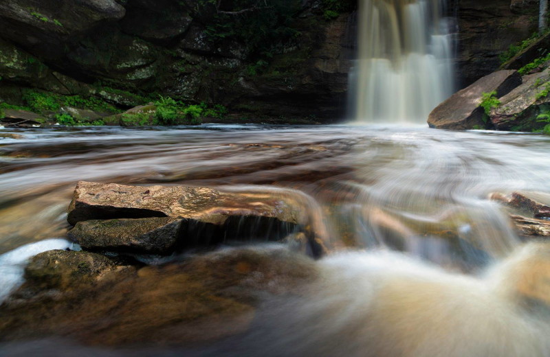 Waterfall near Eagle River Inn.