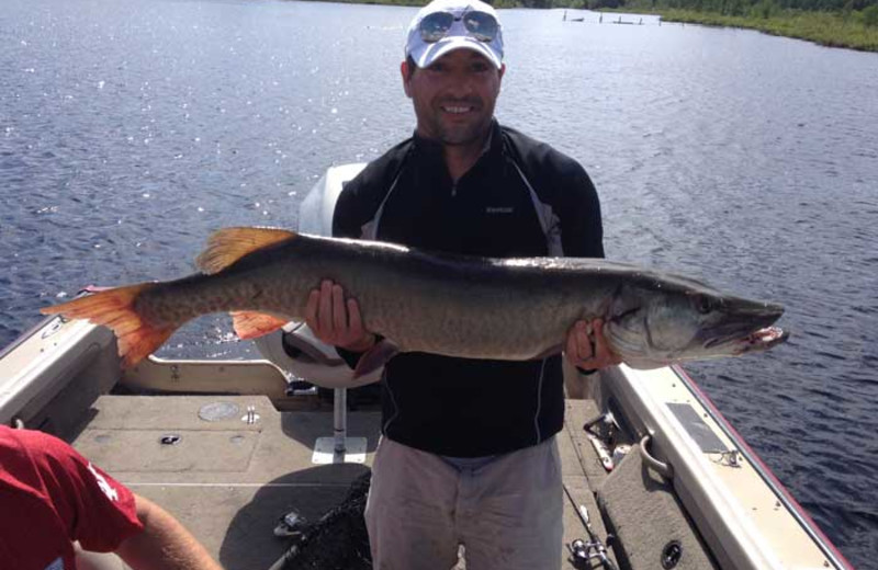 Fishing at Glenwood Lodge.