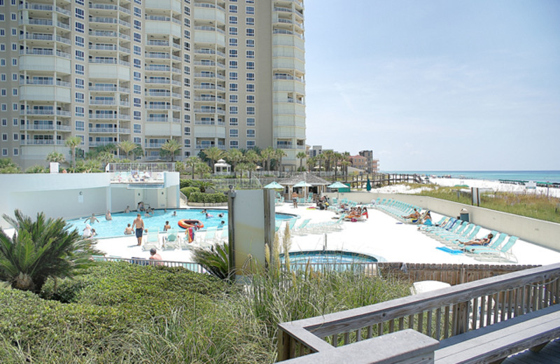 Outdoor pool at Sterling Resorts.